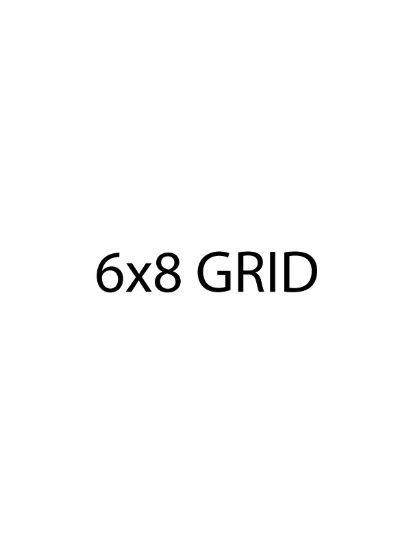 6x8 Grid White
